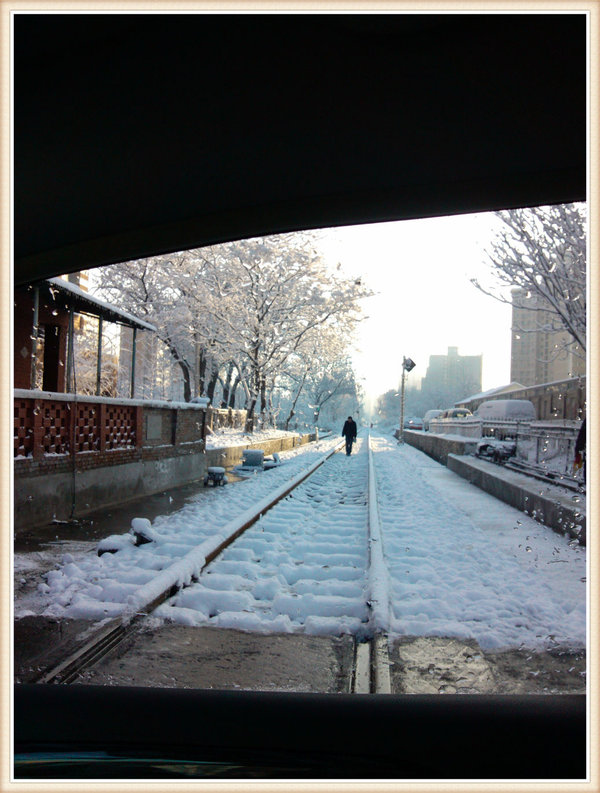 2013年第一场雪-春雪骄阳