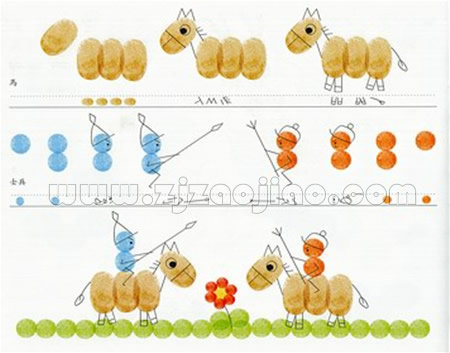 [转] 可爱的手指印画