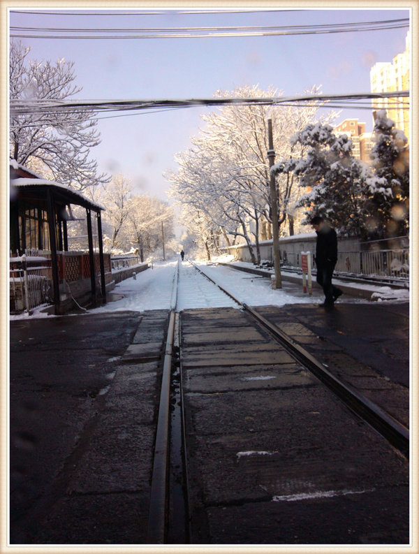 2013年第一场雪-春雪骄阳